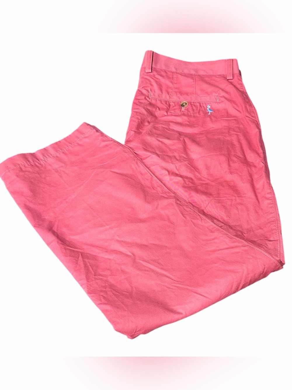 Tailorbyrd Collection Men’s Pink Chino Pants Size 34/30 Flamingo Logo